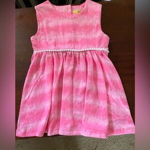 Brandon size 6-9 mos pink sleeveless dress